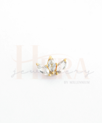 Topo Marquise | 14G - Ouro Amarelo