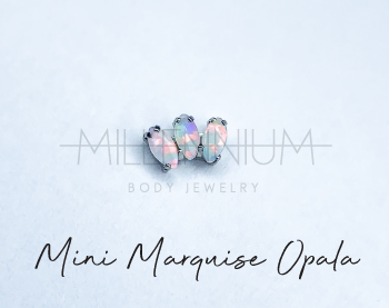 Topo Mini Marquise Opala (14G)