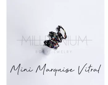 Topo Mini Marquise Vitral (16G)